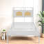 Lits simples modernes avec rangement et charge, structure en métal, charme rustique