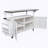 Foldable Outdoor Kitchen Island Patio Mobile Kitchen Cart Portable Outdoor Cooking Island with Lockable Wheels-832678768