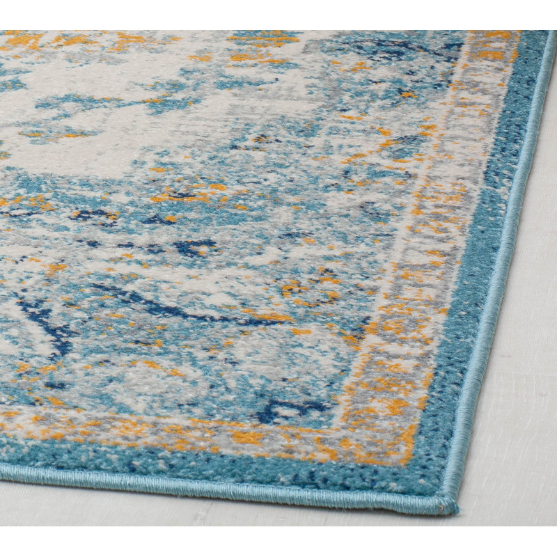 Hailey Vintage Fresh Chicory Area Rug, Rectangle 8' x 10'