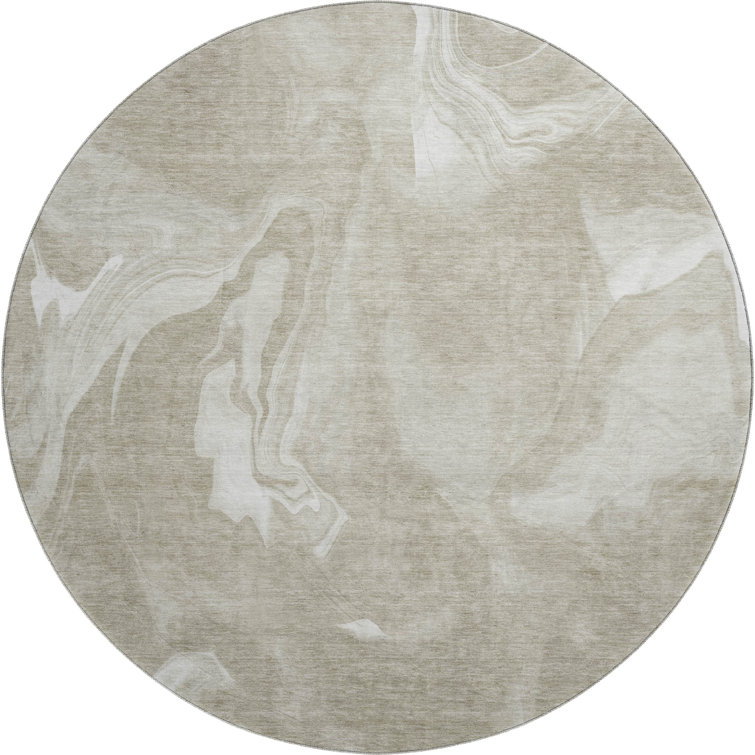 Premium Machine Washable Prisco Taupe Rug