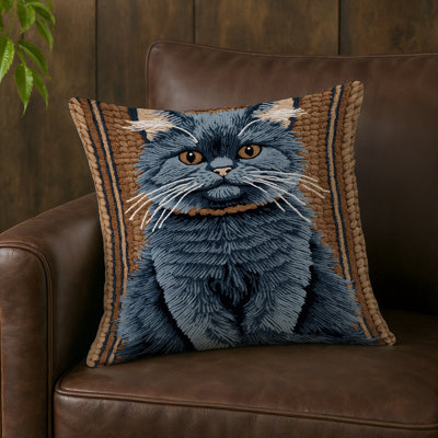 Coussin décoratif intérieur et extérieur Turkish Angora Cats