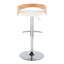 Tabouret de bar pivotant réglable et similicuir-172244195-172244196-172244205