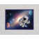 Brayden Studio Spaceman In The Galaxy - Single Picture Frame Art Prints ...