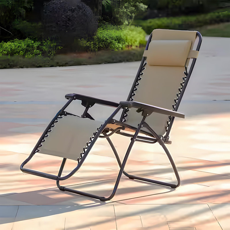 Fauteuil inclinable et réglable pour l'extérieur pour enfants, Kaki
