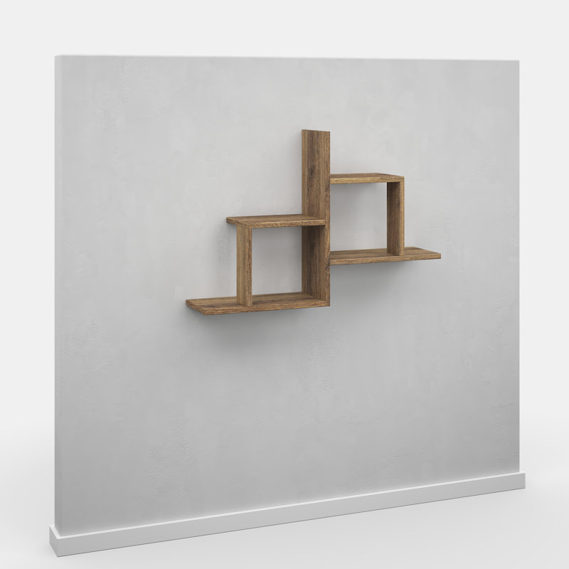 Tablette murale moderne Carrasco, Anthracite