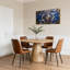 Ensemble de 1 tableau sur toile tendue de style Art déco à motif géométrique en losanges-969627642