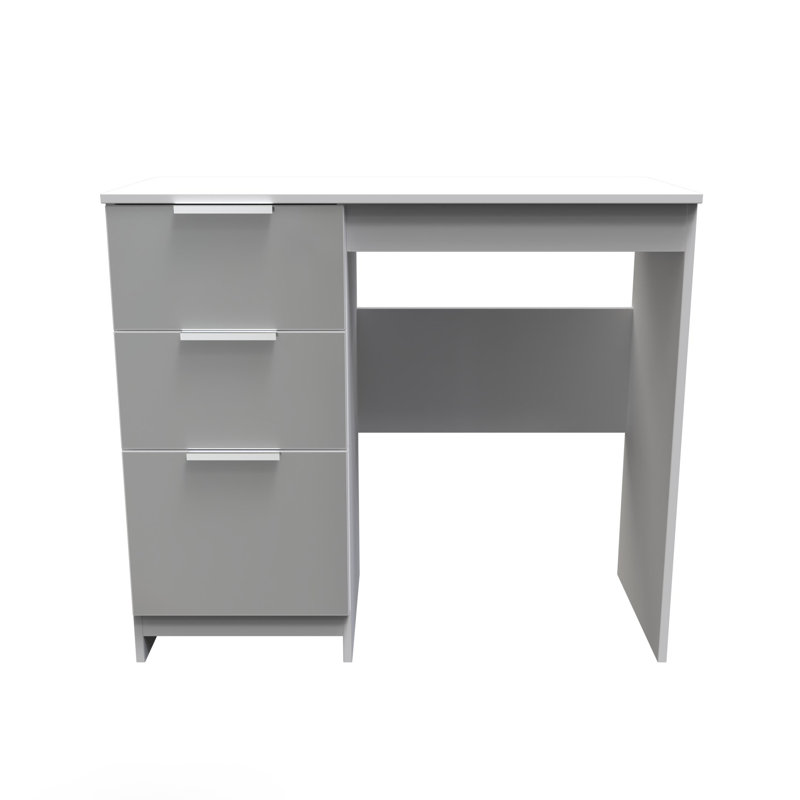 Biernat Dressing Table, Uniform Grey/White
