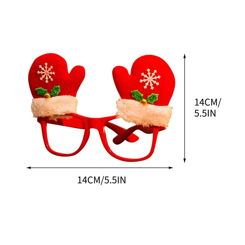 Christmas Decorations Santa Snowman Antler Glasses