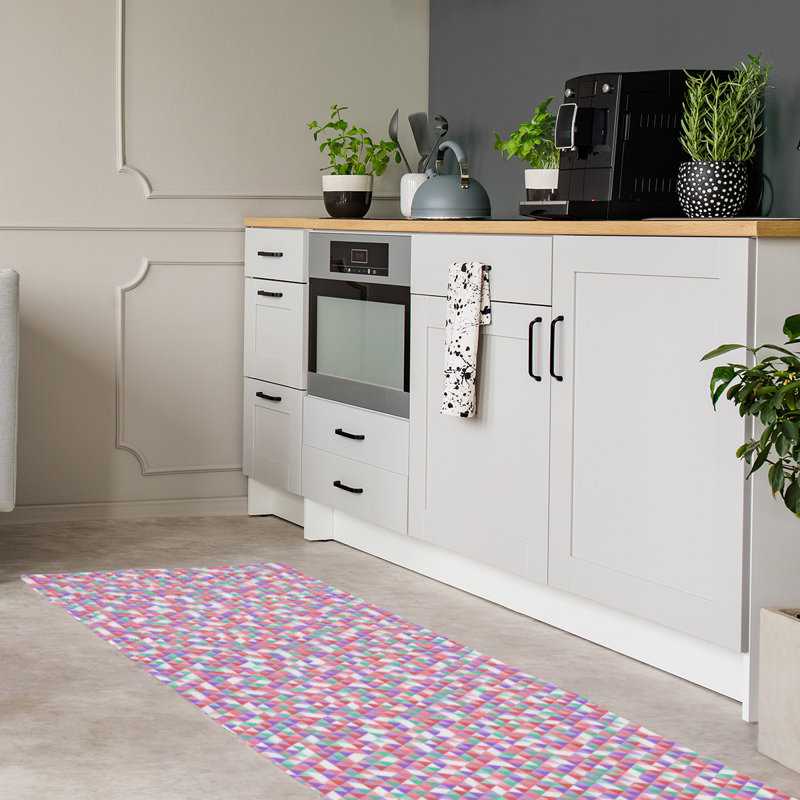 Chenille Geometric Indoor Rug, Runner 2'6" x 8'