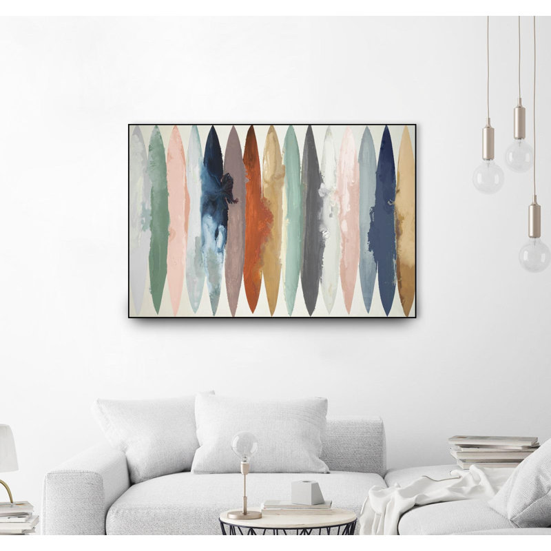 «Even Flow V7», toile encadrée par Giant Art
