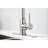 Pull Down Kitchen Faucet - Brushed Nickel, Stainless Steel Made, 360 Rotating Nozzle For Effortless Water Usage, Single Handle To Control Temperature And Flow, Rust Finish In Nickel Steel, Versatile-977169320