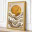Sun Above Waves Japandi - Wrapped Canvas-1321172945-1321172974