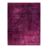 Overyed One-of-a-Kind Rectangle 8'1" X 10'3" Hand Knotted Area Rug