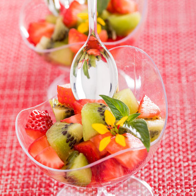 Restaurantware-4 Inch Mini Spoons, 100 Disposable Tiny Spoons - Heavy-Duty, Pair With Appetizers Or Desserts, Silver Plastic Sample Spoon, For Parties, Weddings, Or Catering