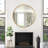 Mariemont Round Metal Accent Mirror Modern Bathroom/Vanity Mirror Decor Wall Mirror-249165189-249165208