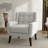 Jaqueze Upholstered Polyester Tufted Square Arm Accent chair-1087281886