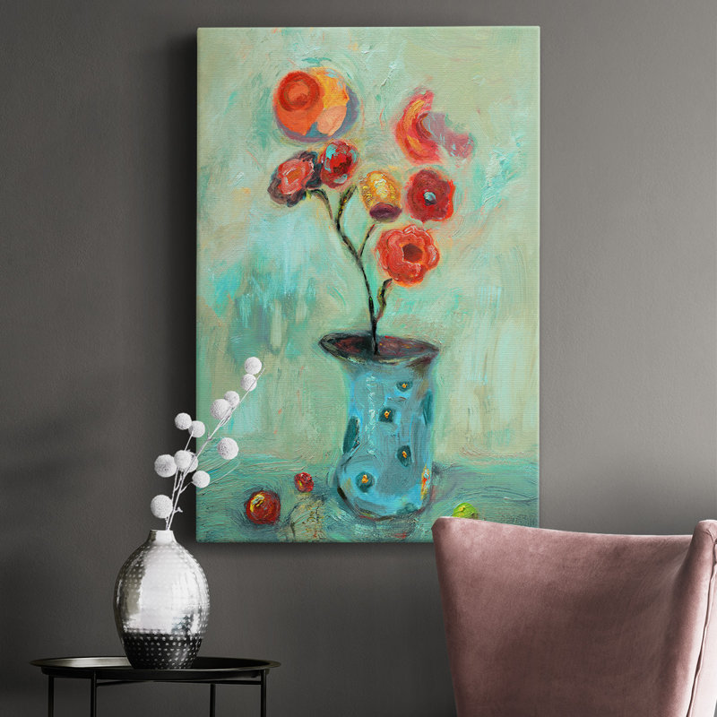 " Orange Pop ", 18" H x 12" W x 1" D