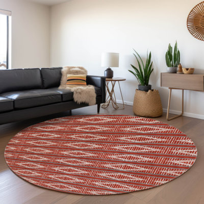 Tapis géométrique de qualité supérieure lavable à la machine Diskin AMF1029