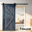 Porte en bois de pin massif 5-en-1 de conception unique non assemblée seulement-91077919-91077904