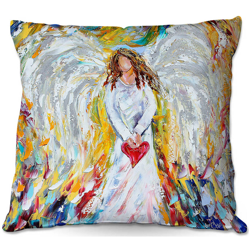  Coussin Couch Angel of My Heart, 20 po x 20 po