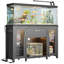 Support d'aquarium 55-75 gallons avec prise de courant et lumière DEL-2006656612