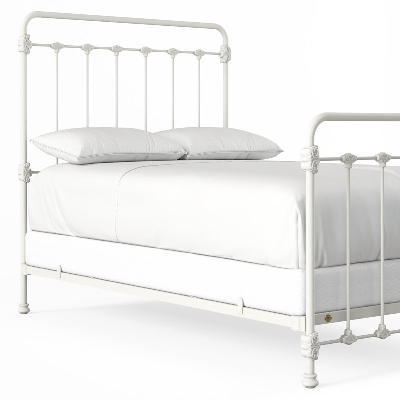 160 Picket Fence Bed | Complete Standard, Matte White, Full