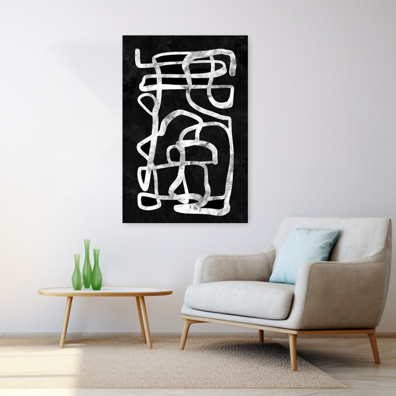 Art contemporain contemporain abstrait, H 48 po x l 32 po
