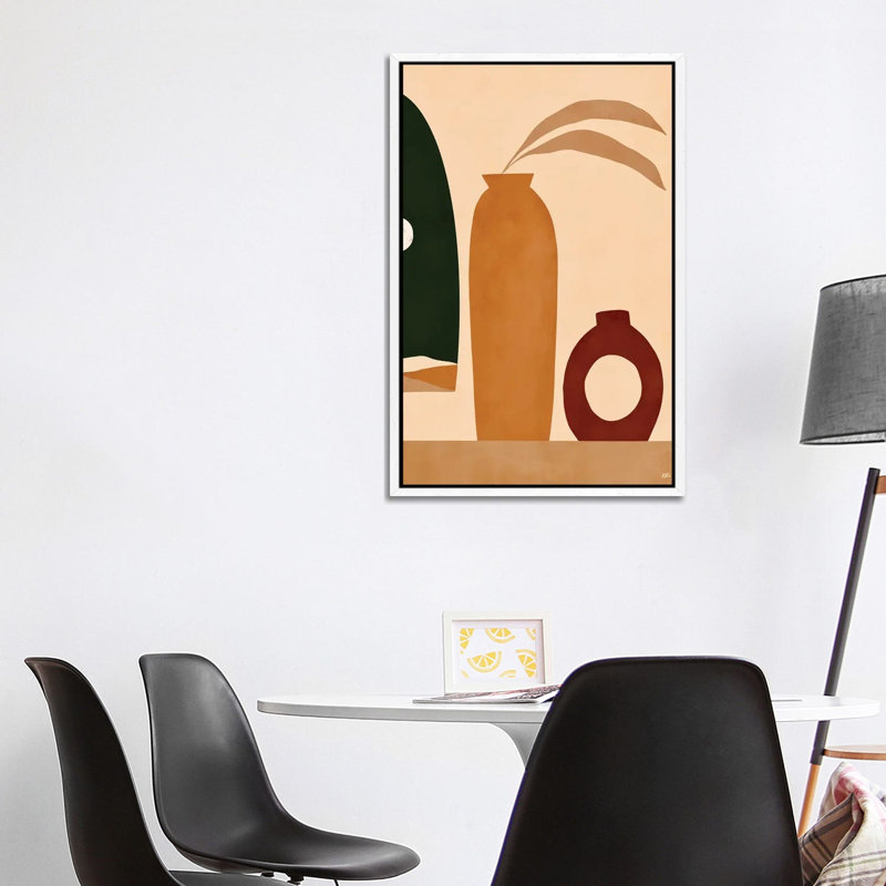 Ochre II by Bria Nicole - Print on Canvas, White Framed Canvas, 101.6 cm H x 66.04 cm W