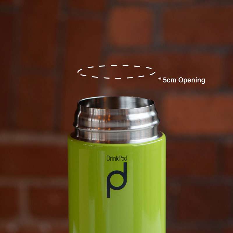 Drink Pod Stainless Steel Travel Mug, Green