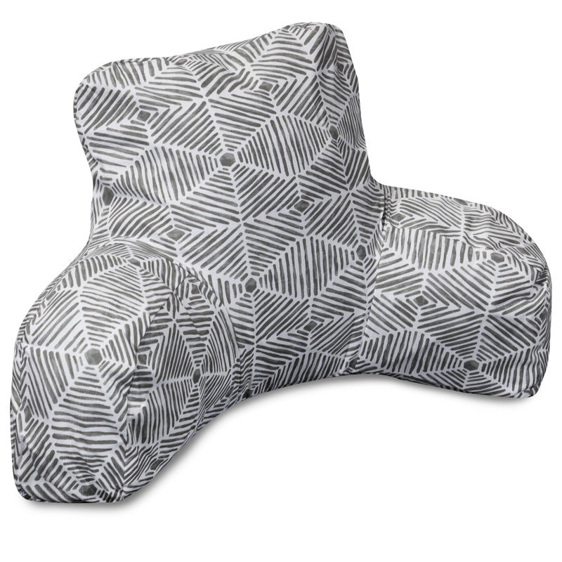 Housse et insert géométrique pour coussin Charlie, Gris