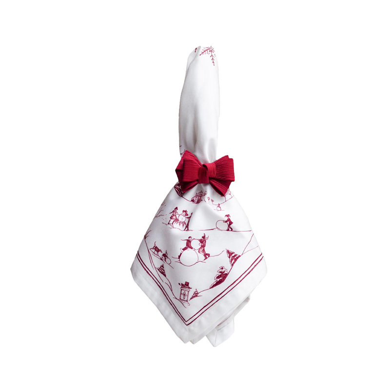 Country Estate Harvest Napkin, Ruby
