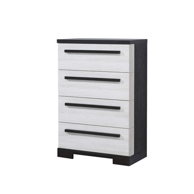 1pc Contemporary 4-Drawer Chest