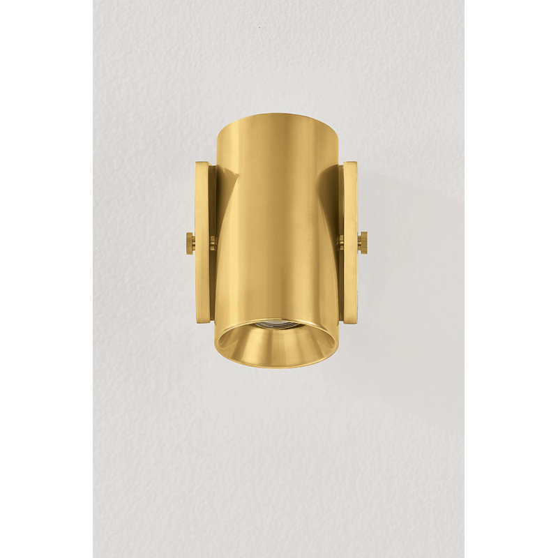 Riverton Wall Sconce, Aged Brass