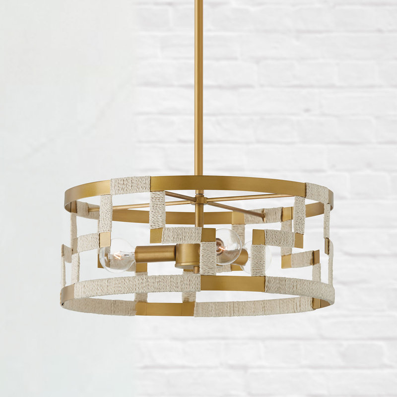3 - Light Gold Pendant