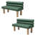 Dark Green Faux Leather