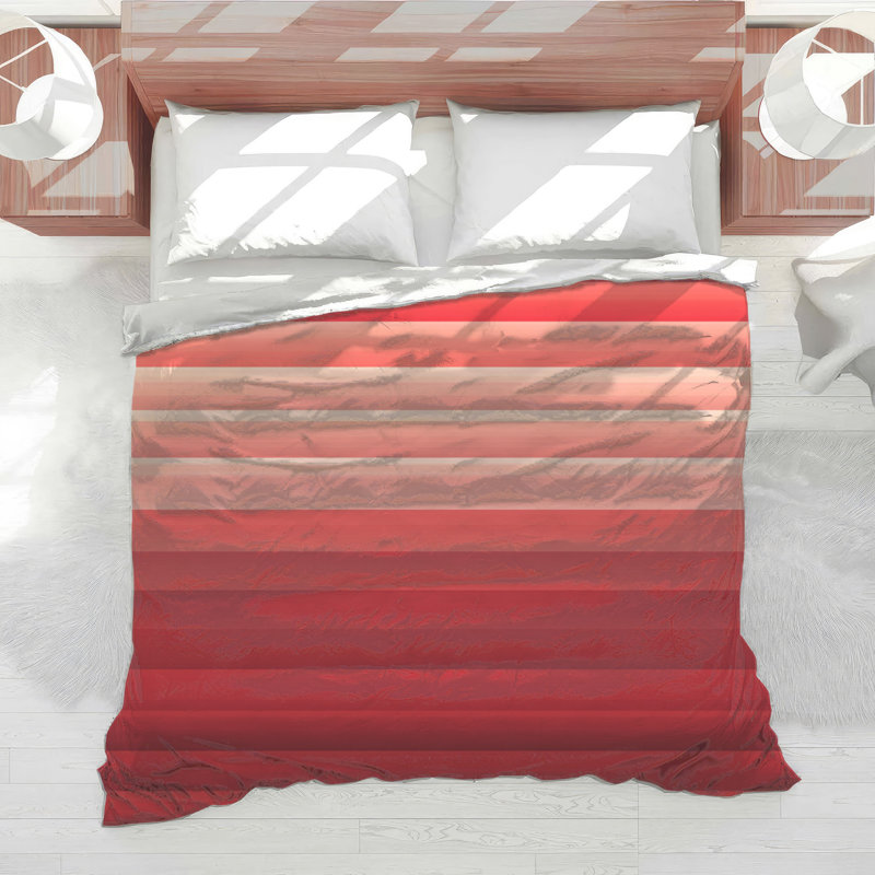Stripes Bedding Abstract Comforter Modern, Twin Extra Long