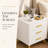 Hattenhauer 19.7" W 3-Drawer Nightstand-1970971573