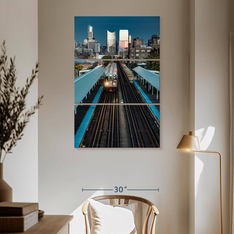 Lilie Chicago Subway Train, 65" H x 42" W