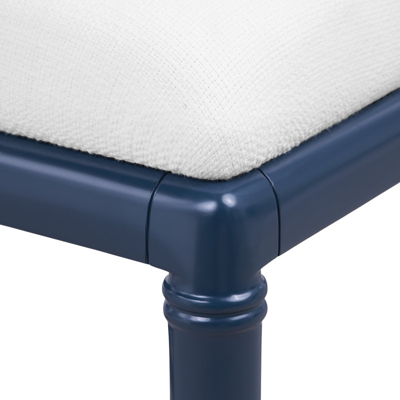Delia Upholstered Dining Chair, Midnight Blue
