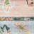 Kugler Vintage Traditional Pink/ Blue Printed Washable Flat Pile Area Rug-2122412442