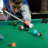Portable Pool Table 48" Portable Pool Table, Foldable Billiard Table with 2 Cue Sticks, Balls, Triangle, Chalk, Brush-90889360