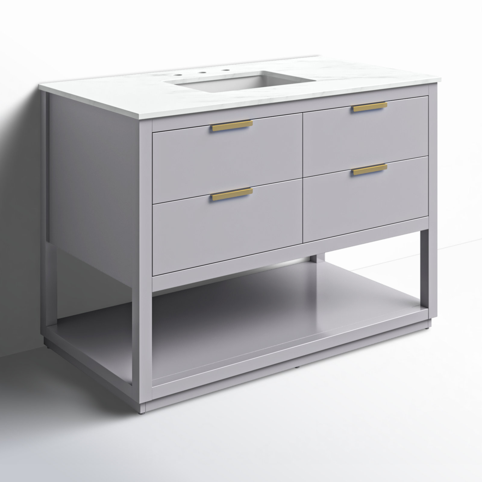 Felicity 42'' Single Bathroom Vanity, Gray