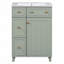 Armoire de meuble-lavabo 24 po avec lavabo en céramique-60415452