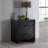 Morris G0092-N 2 Drawer Nightstand Black-387270292
