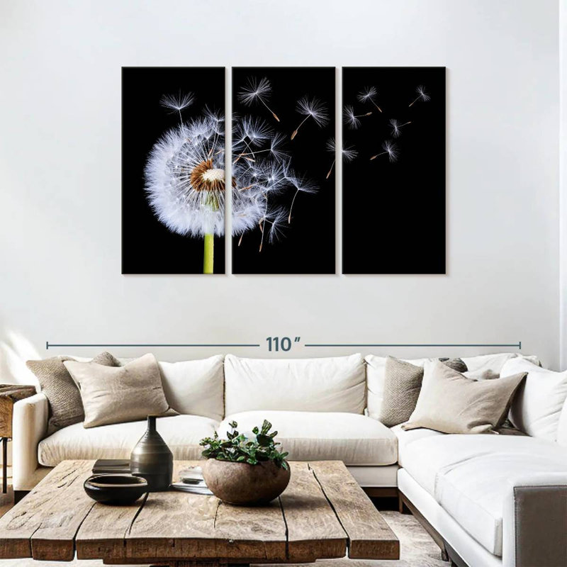 Harnek Dandelion Blowing I, H 48 po x l 74 po