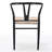Chanpreet Paper Rope Metal Armchair-424064392