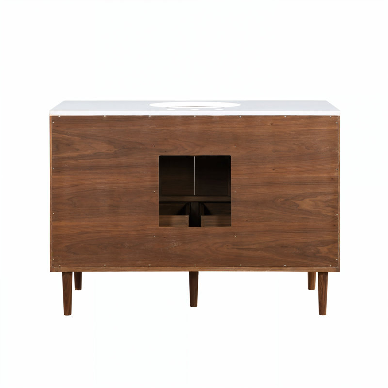 Dondi 48'' Single Bathroom Vanity with Quartz Top