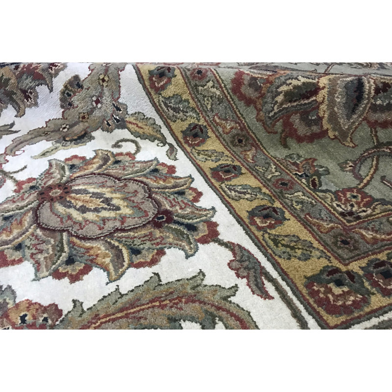 Wool Oriental Area Rug, Rectangle 9'1" x 11'6"