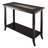 Mashpee Open Low Shelf Console Table in Dark Espresso, 29.81'' H X 39.96'' W X 13.46'' D