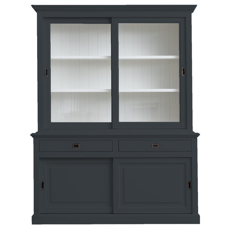 Emilia China Cabinet, Anthraciet Grey